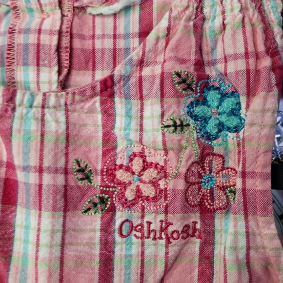 Toddler OshKosh Plaid Dress & Unicorn Hooded Sweater 2 Piece Lot | Size 2T/3T - Picture 3 of 9